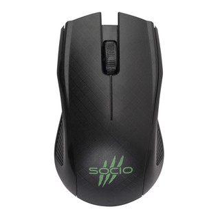 เมาส์แบบมีสาย  MOUSE Optical  Socio MO-98 เมาส์คุณภาพดีประจำออฟฟิศ สินค้าประกัน 1 ปี