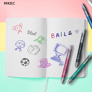 Mkec 6 In 1 ปากกาลูกลื่น หลากสี 5 สี 1 ดินสอลูกลื่นอัตโนมัติ พร้อมยางลบ สําหรับโรงเรียน สํานักงาน เครื่องเขียน ใหม่