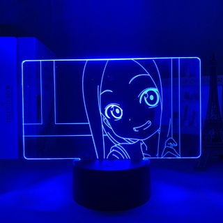 โคมไฟข้างเตียง ลายอนิเมะ Master Takagi san Night Light เปลี่ยนสีได้ สําหรับของขวัญ