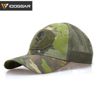 IDOGEAR Skull Baseball Cap Dad Hat Sun Hats Head wear Camo Military Hunting Sports Caps 3613