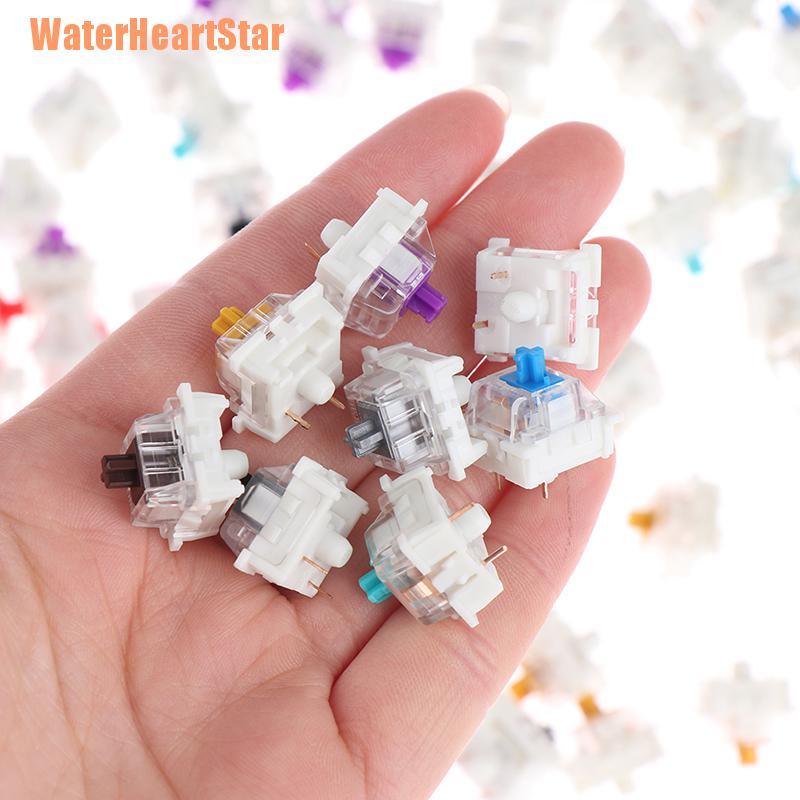 ภาพหน้าปกสินค้า(Waterheartstar) คีย์บอร์ด Outemu Mx 3 Pin สีดํา สีฟ้า 10 ชิ้น ต่อล็อต จากร้าน waterheartstar.th บน Shopee