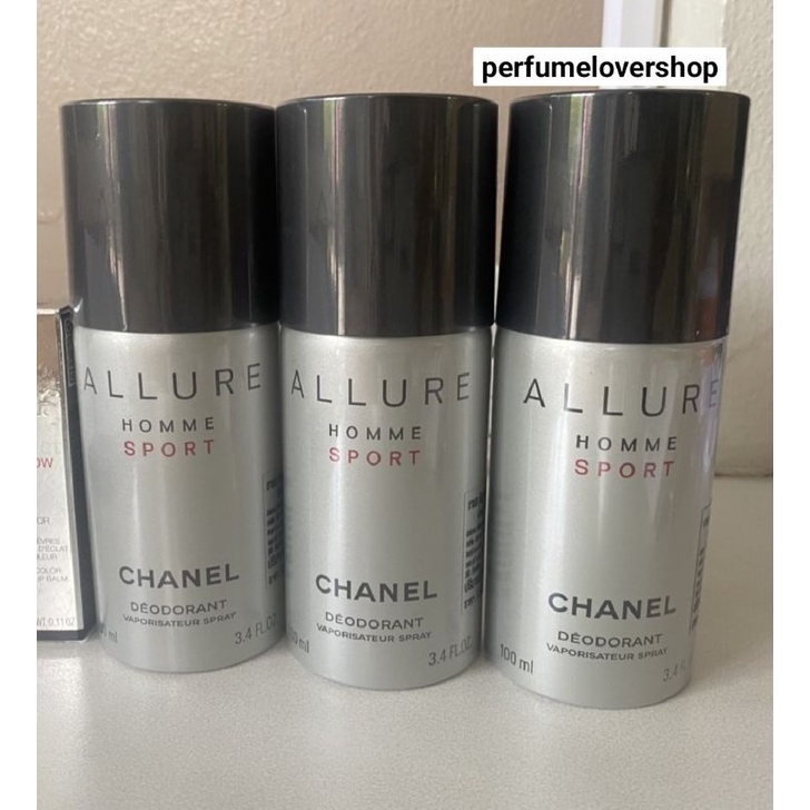 [ Free Shipping ] NEW Authentic Chanel Allure Homme Sport Deodorant Spray  100ml