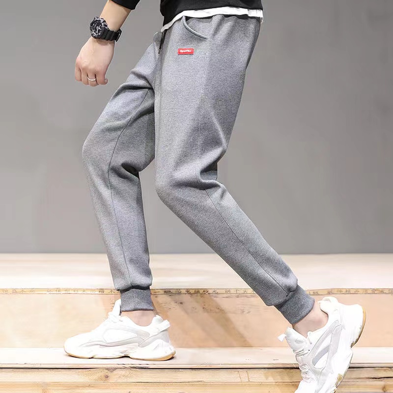 ภาพหน้าปกสินค้ากางเกงขายาวผู้ชาย กางเกงผ้าฝ้าย ลำลอง ไซส์ใหญ่ M-5XL กางเกงขายาวใส่สบาย จากร้าน menspantsstore บน Shopee
