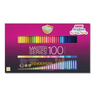 สีไม้ MASTERART 100 สี แท่งยาว