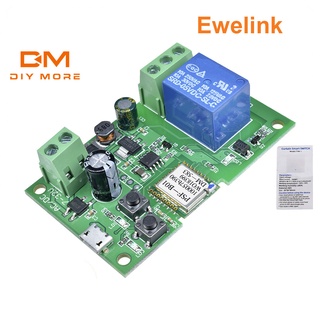 DIYMORE Ewelink โมดูลสวิตซ์ไร้สาย โมดูลสวิตซ์ Ewelink wireless wifi    DC 5V และ AC DC 7-32V