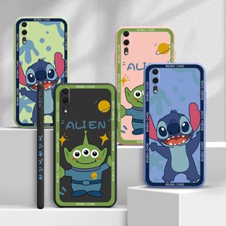 เคสโทรศัพท์ Huawei P10 Plus P10 Seifie P20 Lite P20 Pro Phone Case cartoon cute Stitch Pixar Princess เคส Boys พิมพ์ด้านข้างสแควร์ขอบรูปแบบ Liquid ปลอกซิลิโคนคลุมทั้งหมดกล้องป้องกันการกระแทก