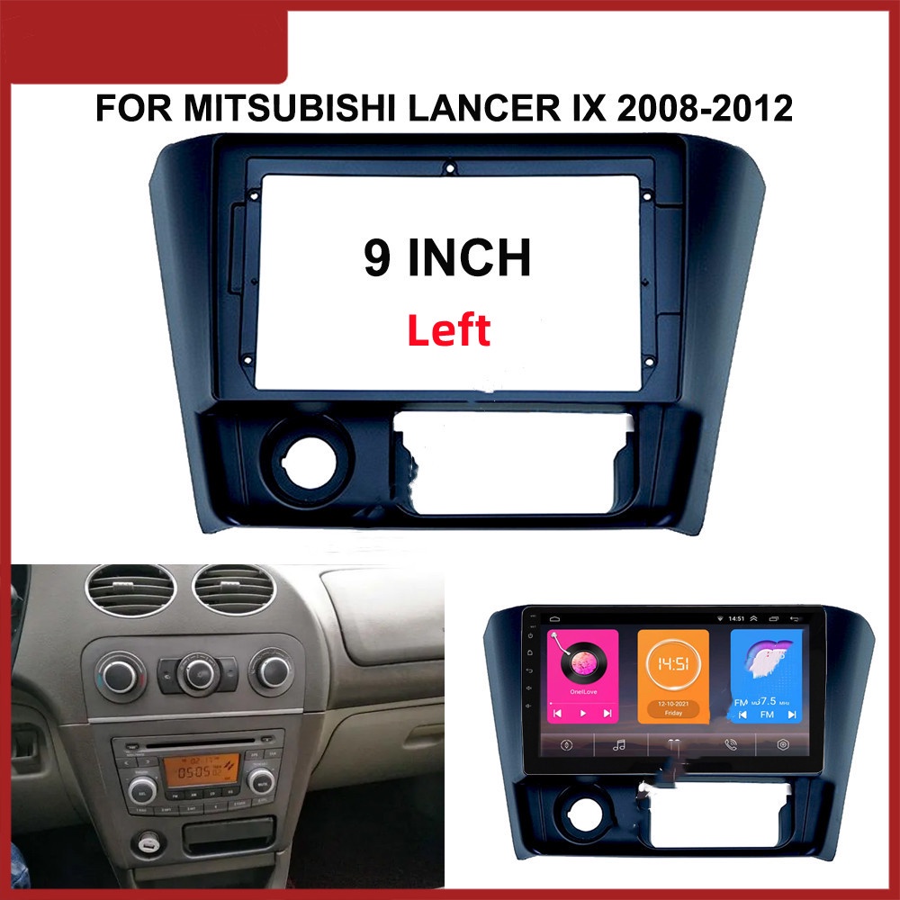 แผงแดชบอร์ดเครื่องเล่น-mp5-android-2-din-dvd-gps-9-นิ้ว-สําหรับ-mitsubishi-lancer-2008-2012