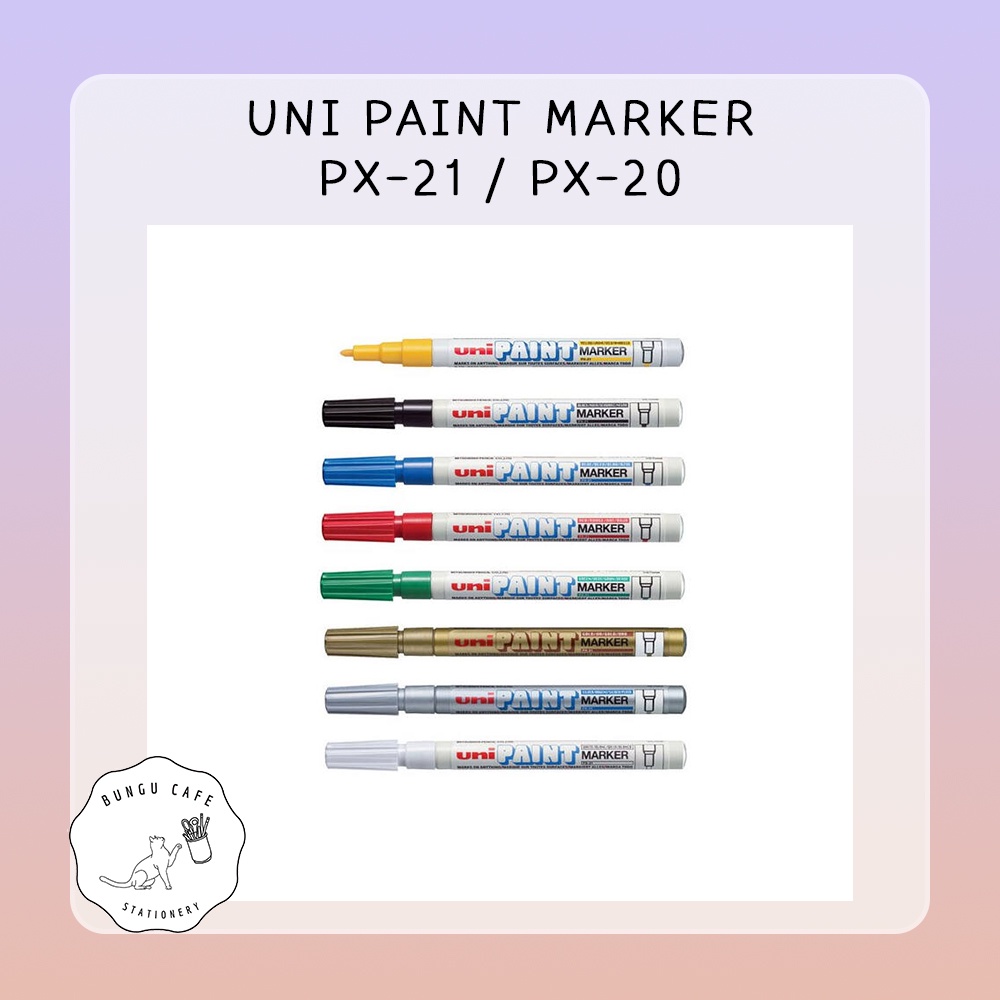 uni-paint-marker-px-21-px-20-ปากกายูนิ-เพ้นท์-มาร์กเกอร์-ปากกาที่เหมาะกับทุกพื้นผิว