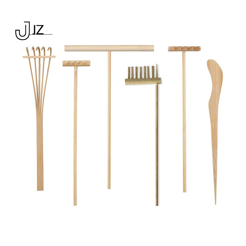 Mini Zen Garden Rake Bamboo Tool Set, for Spiritual Peace Meditation
