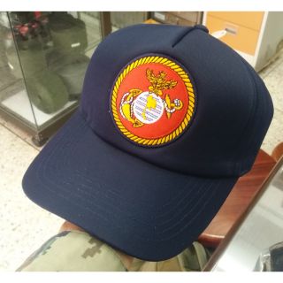 หมวกแก๊ปสีกรมท่านาวิกโยธิน  ปักลายสวยงาม ของแท้จากทหารเรือ