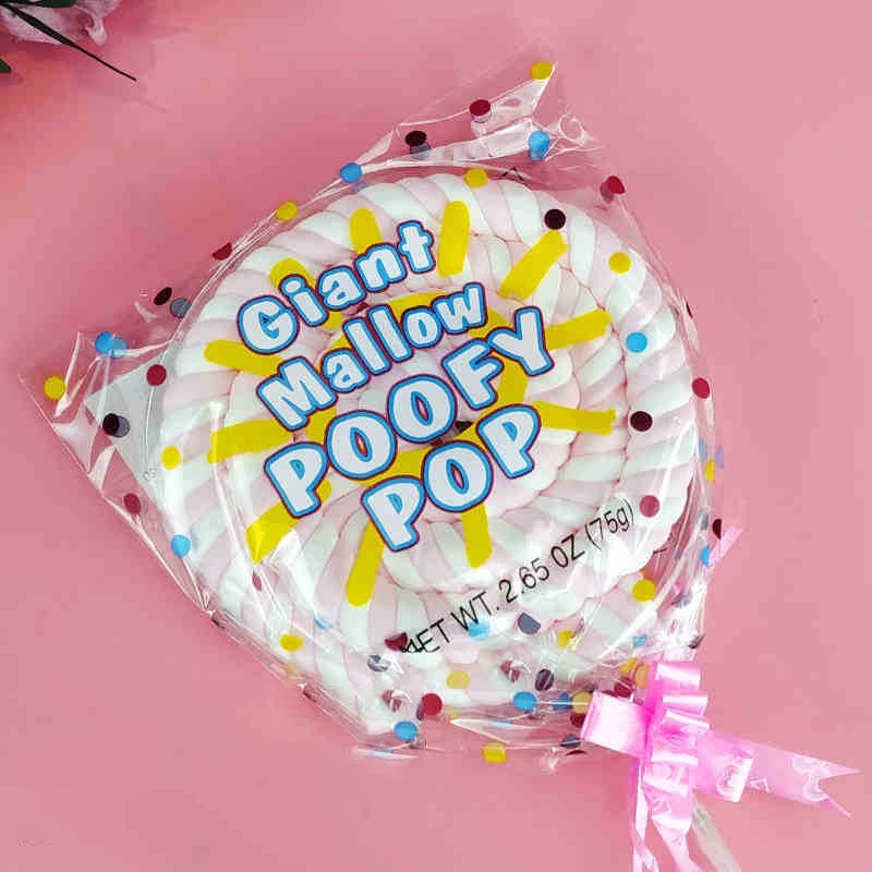 มาร์ชแมลโลว์ป๊อป-75g-รสสตรอเบอรี่-ชิ้นใหญ่-marshmallow-เนื้อนุ่ม-มาชแมโล-มาร์ชเมโล่-มาร์ชแมโล่-ขนมกินเล่น-อาหาร-ขนม