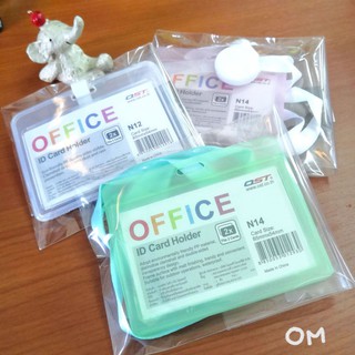 ที่ใส่บัตร​ ที่ใส่ป้ายชื่อ​ คล้องคอ​ ป้ายชื่อพลาสติก​ ID card holder