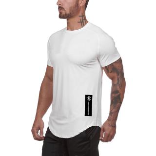 ภาพหน้าปกสินค้าBrand Casual Clothing Bodybuilding Tshirt Mesh Mens Short Sleeve Fashion Fitness Tights Sport Shirt Men Gym Sports Wear ซึ่งคุณอาจชอบสินค้านี้