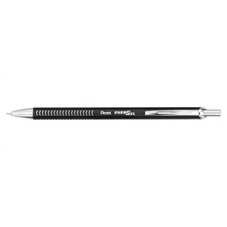 Pentel ปากกาหมึกเจล รุ่น Energel Slim Metal 0.5 มม. (ด้ามดำ/หมึกน้ำเงิน)