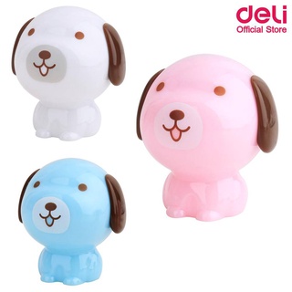 กบเหลาดินสอ Deli 0550 Pencil Sharpener  ทรงด๊อกกี้น้อย (คละสี 1 ชิ้น) กบ ที่เหลาดินสอ อุปกรณ์การเรียน เครื่องเขียน