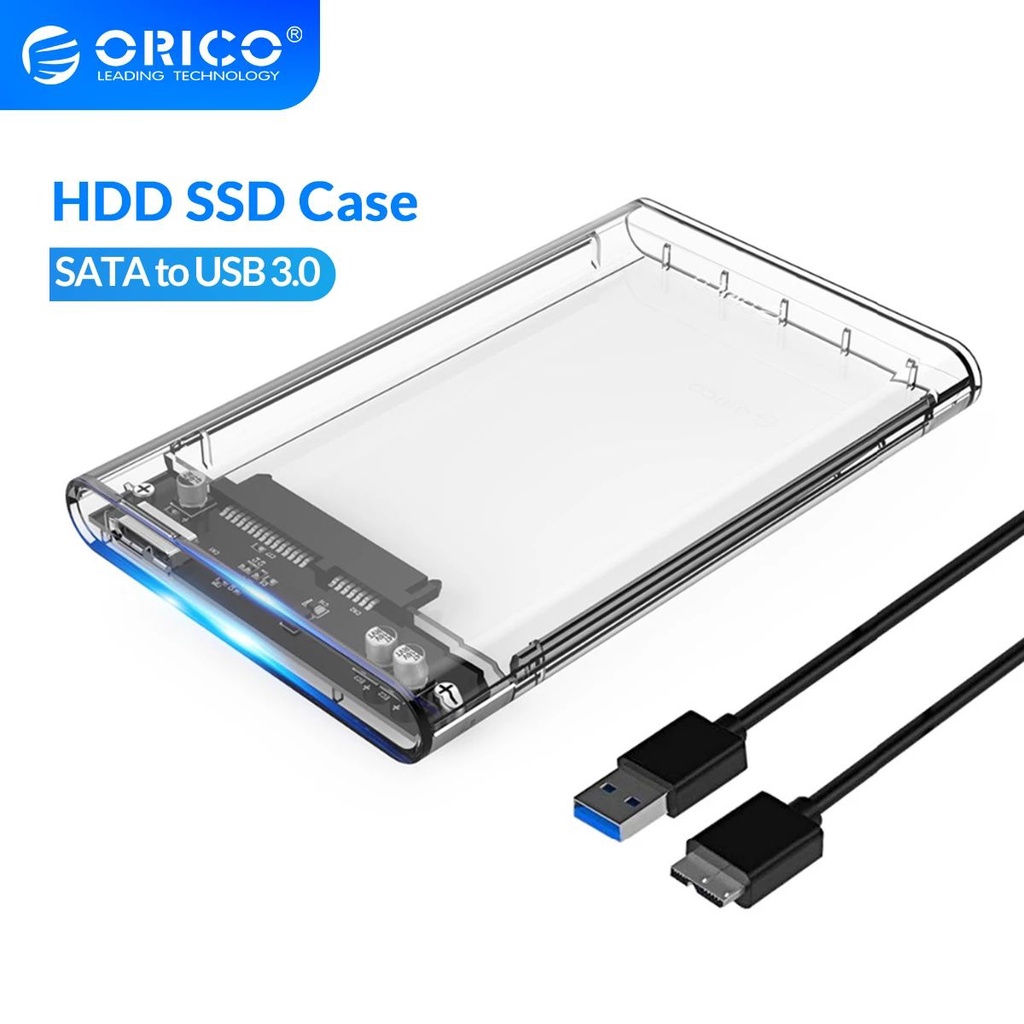 Orico HDD Case SSD Enclosure 2.5inch USB 3.0 UASP 7 9.5 2.5 2139U3