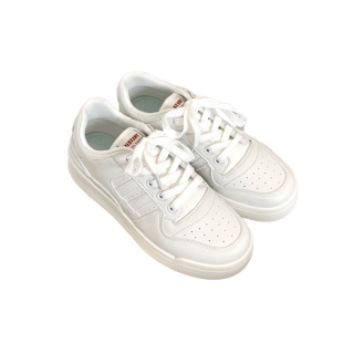 โปรโมชั่น : MISTERY รองเท้าผ้าใบหนัง ขนาดใหญ่ รุ่น CLOUD สีขาว  MIS-701 