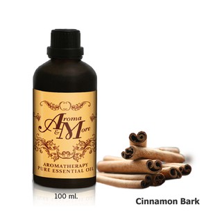 Aroma&amp;More Cinnamon Bark Essential Oil CO2 น้ำมันหอมระเหยซินนามอน บาร์ค CO2 100% (อบเชย) / Indonesia 100ML