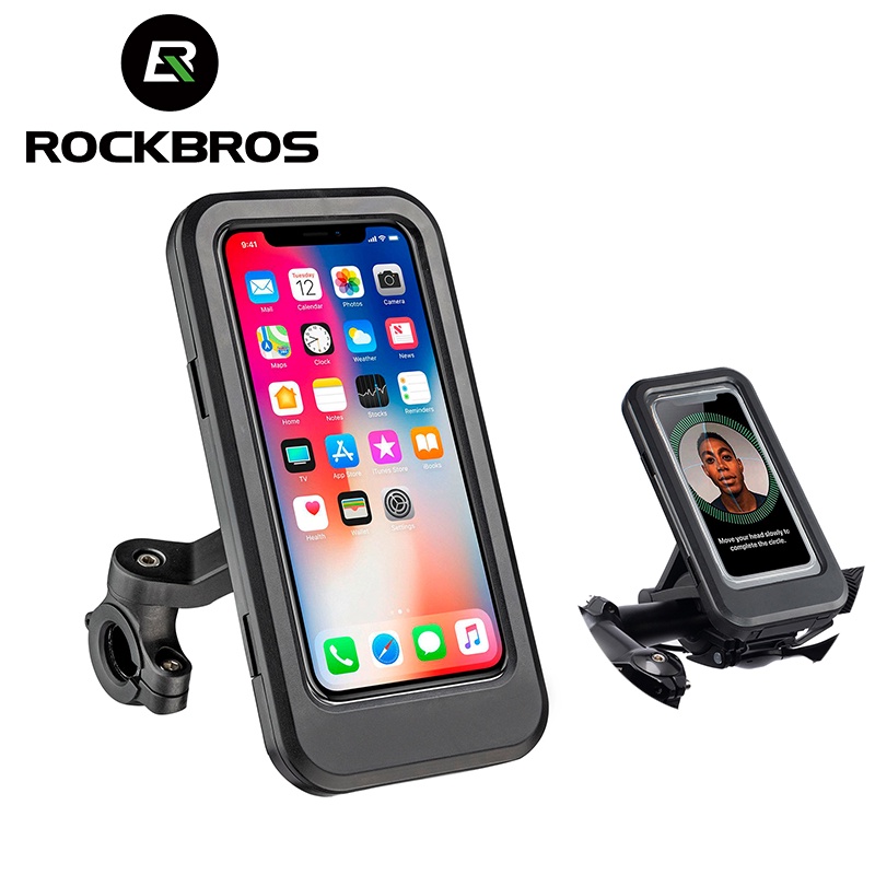 rockbros-กระเป๋าใส่โทรศัพท์มือถือ-หน้าจอสัมผัส-ยืดหยุ่น-กันน้ํา-ปรับได้-อุปกรณ์เสริม-สําหรับติดแฮนด์รถจักรยาน