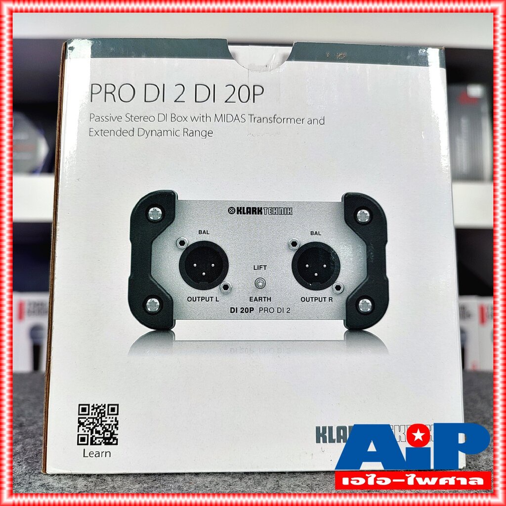 KLARK TEKNIK Di-20P Passive Stereo Direct Box Di20P Di20 P Di 20 P DI ...