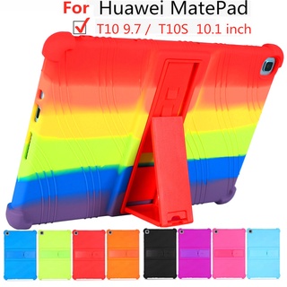 เคสแท็บเล็ต กันกระแทก พร้อมขาตั้ง สําหรับ Huawei Matepad T10 Matepad T10S 2020 9.7 นิ้ว 10.1