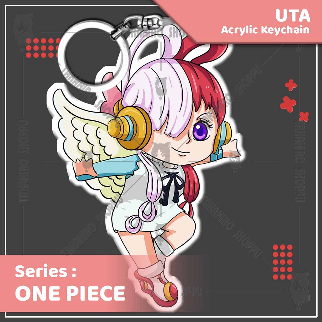พวงกุญแจอะคริลิค รูปการ์ตูนอนิเมะ One Piece UTA | Shopee Thailand