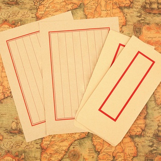 ภาพหน้าปกสินค้าชุดซองจดหมายกระดาษคราฟท์ กรอบสีแดง สไตล์จีนวินเทจ คลาสสิก เรียบง่าย
 ที่เกี่ยวข้อง
