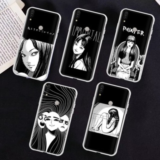 เคสโทรศัพท์สีใสแบบใสสําหรับ Oppo A8 A15 A15S A31 A32 A33 A53 A73 A74 A91 A93 A94 A95 Junji Ito Tomie