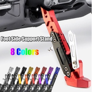 CNC Aluminum Alloy Adjustable Kickstand Foot Side Stand for Motorcycle Universal