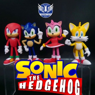 โมเดล Sonic The Hedgehog ขนาด 9 Cm ตัวใหญ่ งานสวย น่ารักมากๆ พร้อมส่งในไทยทันที ราคาถูก มากๆ ครบชุด 4 ตัว