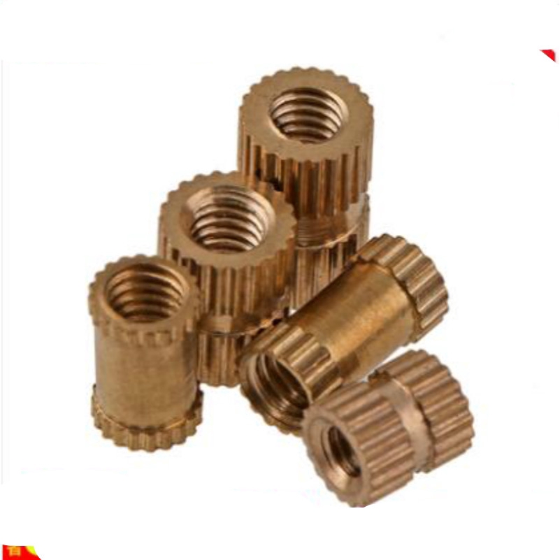 m2-m2-5-ทองแดงฝังทองแดงแทรกฉีดขึ้นรูปถั่ว-knurled-ทองแดง