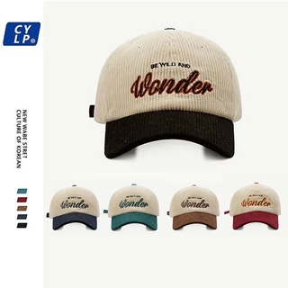 ภาพขนาดย่อของสินค้าใหม่ หมวกเบสบอล ผ้าลูกฟูก ลายตัวอักษร Dongdaemun 2022'NEW'Corduroy สไตล์เกาหลี แฟชั่นฤดูใบไม้ร่วง และฤดูหนาว