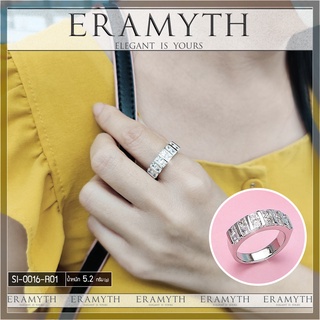 Eramyth Jewelry แหวน เงินแท้ SI-0016-R01 งานฝังเพชรสวิสCZ สินค้ามาตรฐานส่งออก