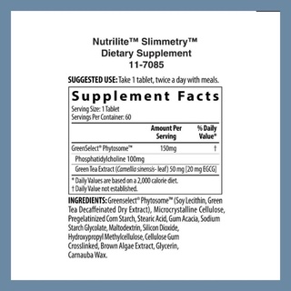 ภาพขนาดย่อของภาพหน้าปกสินค้า*ราคาพิเศษ* แอมเวย์ Amway USAแท้ Nutrilite Slimmetry Dietary Supplement จำนวน60 Green-T plus จากร้าน healthxl บน Shopee