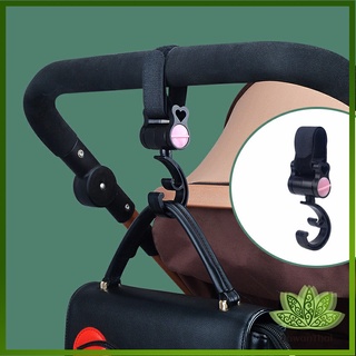 ภาพหน้าปกสินค้าLawan ตะขอแขวนสัมภาระติดรถเข็นเด็ก ตะขอห้อยของในรถเข็นที่แขวนของแบบหมุนได้  baby stroller hook ที่เกี่ยวข้อง