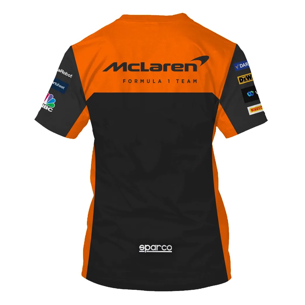 ขายดี-เสื้อยืดคอกลม-พิมพ์ลายรถแข่ง-mclaren-formula-one-team-3d-แฟชั่น-สําหรับเด็กผู้ชาย-ผู้หญิง