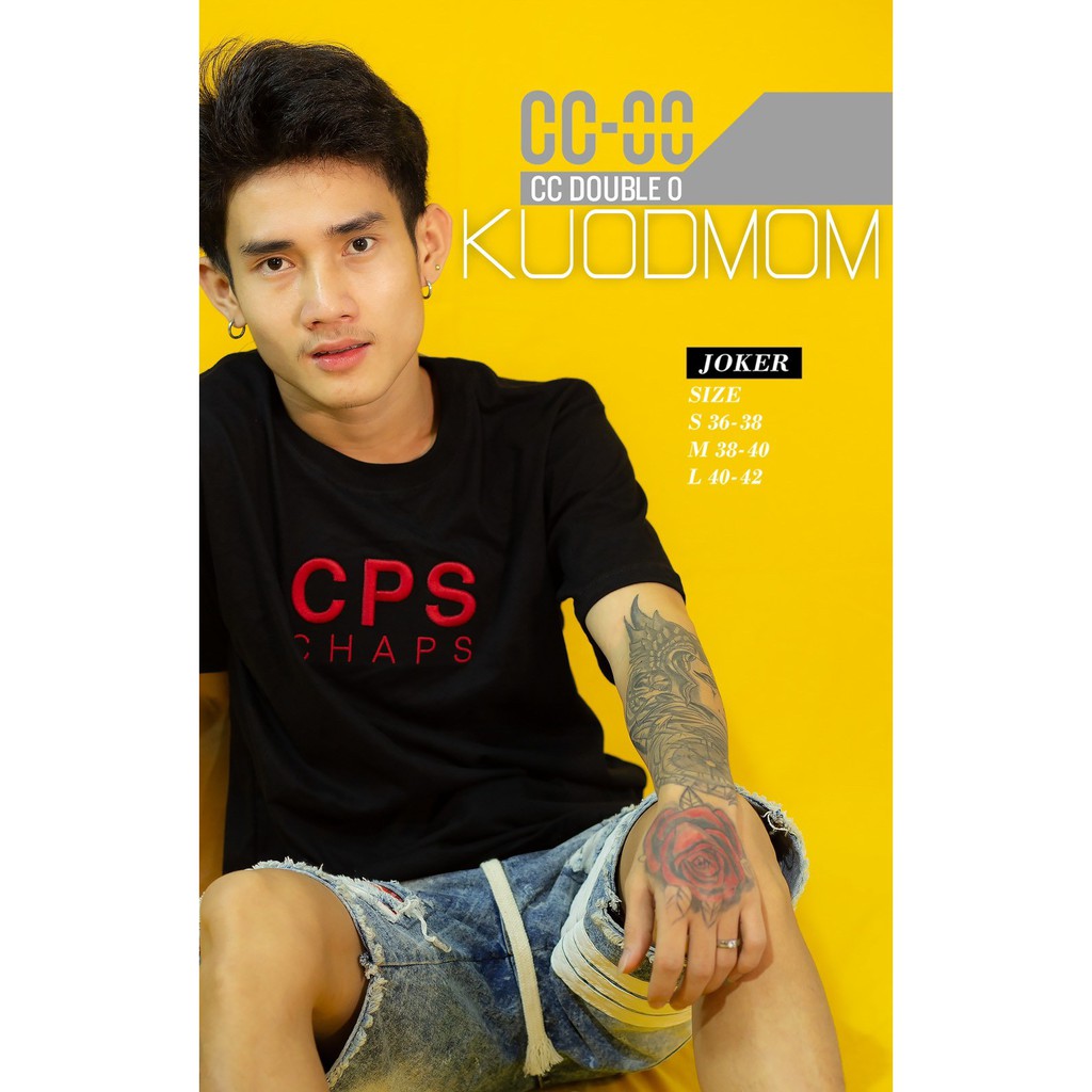 ลายใหม่-ชนช๊อป-เสื้อยืดงานปักนูน-งานป้าย-cps-chap-cotton-100-smlxl-no-40