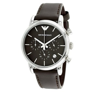 Emporio Armani นาฬิกาข้อมือชาย สายหนัง รุ่น AR1734 - Brown