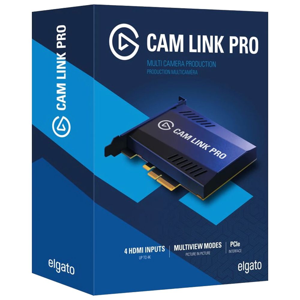 Elgato Cam Link Pro 4K PCIe Internal Camera Capture Card with 4 HDMI