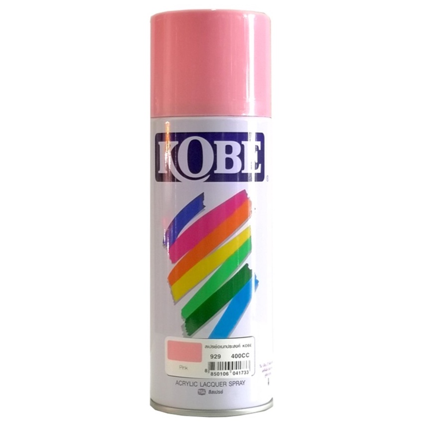 kobe-สีสเปรย์-400-ซีซี-รุ่น-929-สีชมพูอ่อน-can