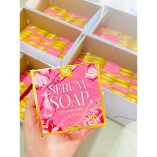 สบู่ครูเบียร์ สบู่เซรั่ม NB Serum Soap เซรั่มบำรุงหน้า ลดสิว ลดฝ้า หน้าใส ลดริ้วรอย จุดด่างดำ กระชับรูขุมขน