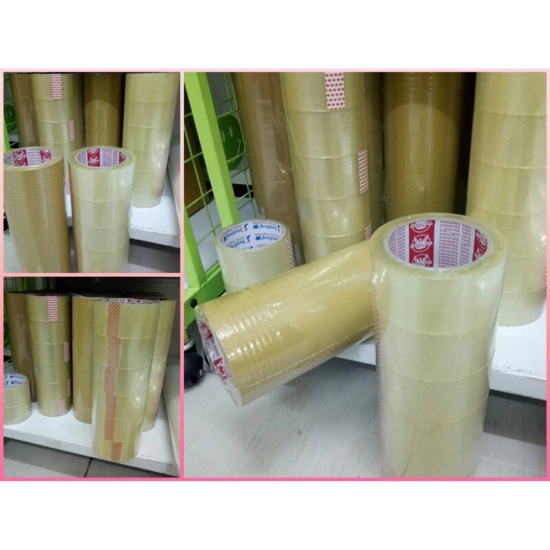 เทปสีใส-43-ไมครอน-100-หลา-x-72-ม้วน-ตรา-phoenix-tape-โปรส่งฟรี-การันตีราคาถูก