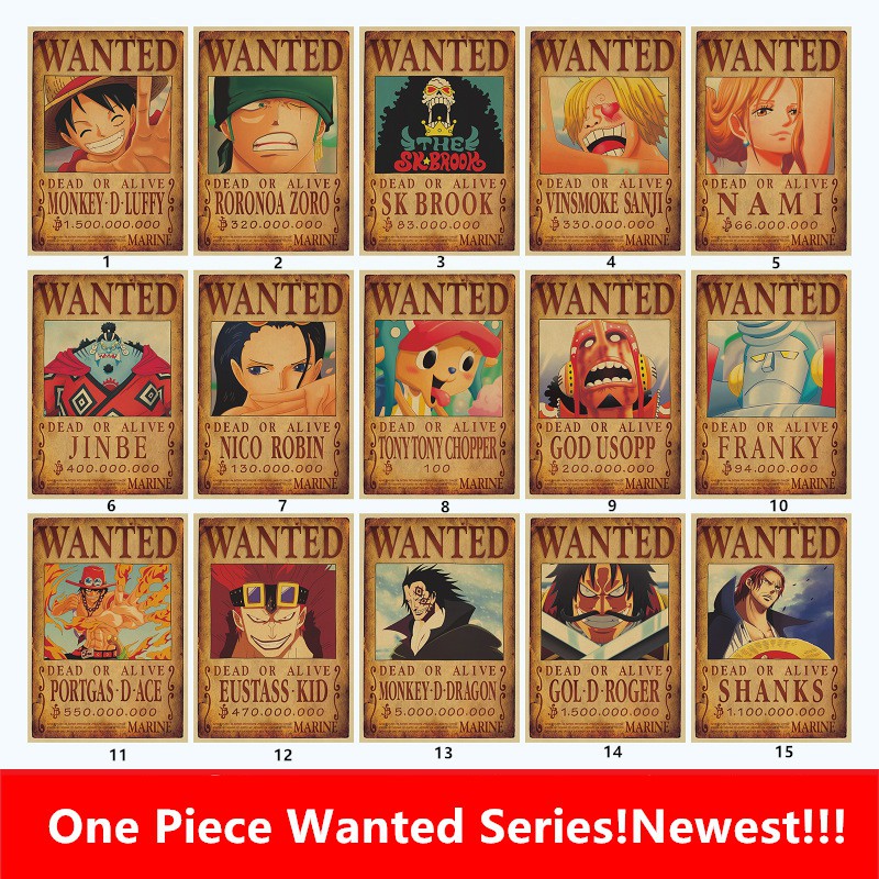 โปสเตอร์ลายการ์ตูน-one-piece-สำหรับตกแต่ง