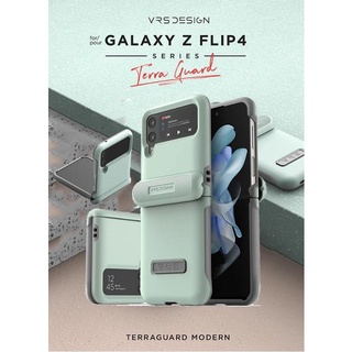 [แท้ พร้อมส่ง] VRS รุ่น Terra Guard Modern เคสกันกระแทก สำหรับ Galaxy Z Flip 4 - สี Mint