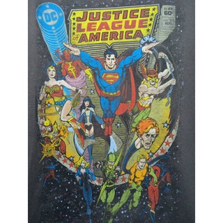 เสื้อยืดมือสอง ลายหนัง การ์ตูน DC - JUSTICE LEAGUE รวมตัวละคร L อก 44