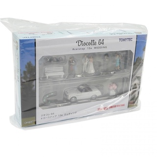 Tomytec 1/64 รถ SNAP 13A งานแต่งงาน DIOCOLLE 64 สำหรับ DIECAST SCALE รุ่นรถ Datsan 1600 sport TOMICA LIMITED VINTAGE