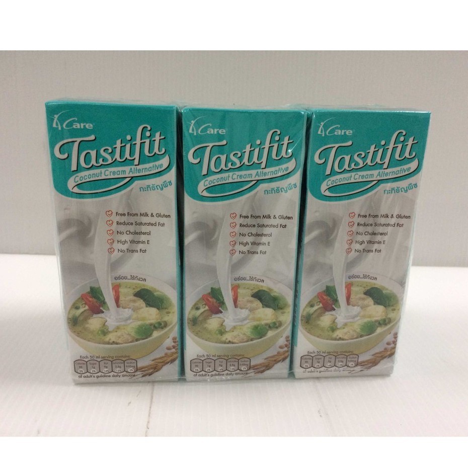 ขายยกลัง-tastifit-กะทิธัญพืช-กะทิเพื่อสุขภาพ-ไม่มีคอเลสเตอรอล-4care-200-มล-x-36กล่อง