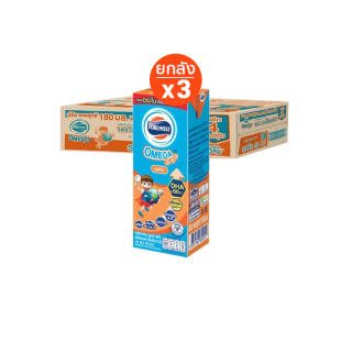 [ขายยกลังx3] โฟร์โมสต์ โอเมก้า 369 รสจืด 180มล (36กล่อง/ลัง) Foremost Omega 369 Plain 180ml (นมกล่องUHT)