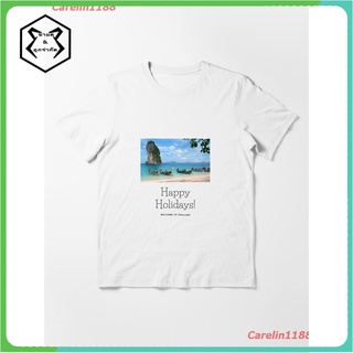 New Welcome To Thailand Essential T-Shirt เสื้อยืด ดพิมพ์ลาย ดผ้าเด้ง คอกลม cotton แฟชั่น sale Unisex