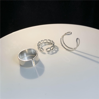 ภาพหน้าปกสินค้าแหวนแฟชั่นสไตล์ฮิปฮอป 3 ชิ้น ที่เกี่ยวข้อง